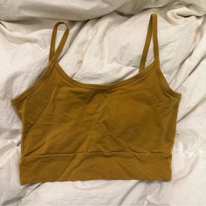 Jax + Lennon mustard yellow bralette size large